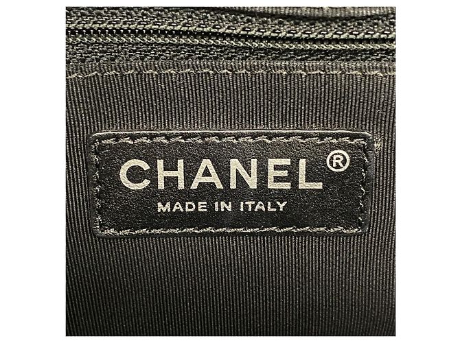 Borsa 2-Way Chanel in denim grigio Marrone - vista 5