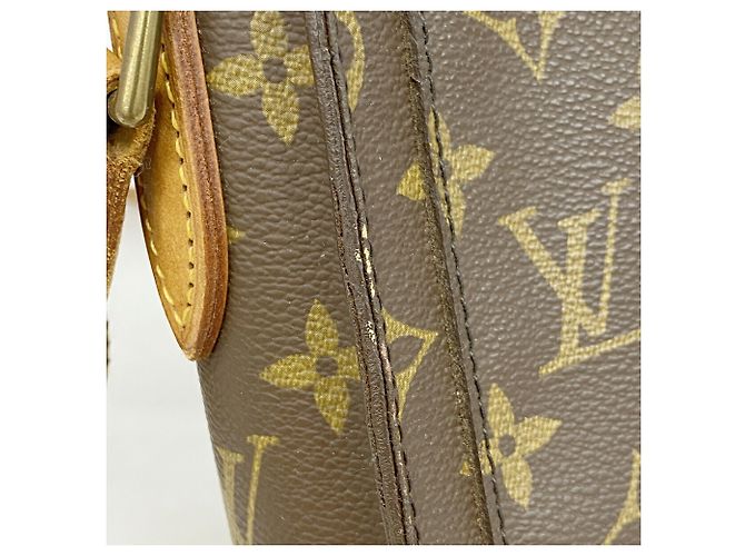 Borsa a tracolla Louis Vuitton Monogram Saint Cloud GM Marrone - vista 10