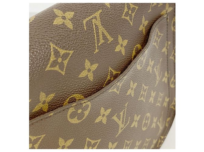 Borsa a tracolla Louis Vuitton Monogram Saint Cloud GM Marrone - vista 13