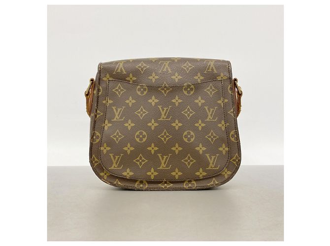 Borsa a tracolla Louis Vuitton Monogram Saint Cloud GM Marrone - vista 15