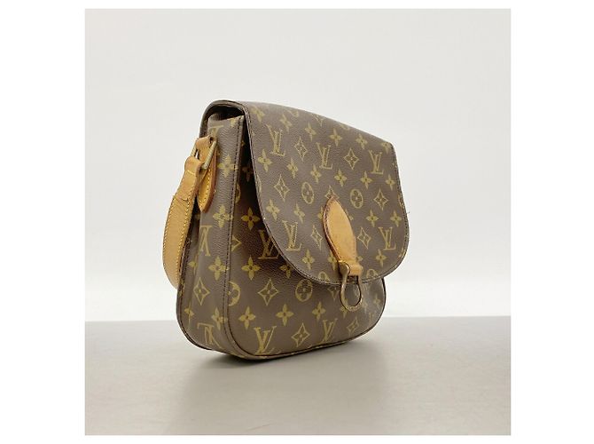 Borsa a tracolla Louis Vuitton Monogram Saint Cloud GM Marrone - vista 2