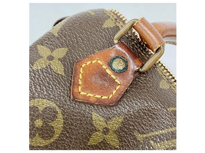 Borsa a mano Louis Vuitton Monogram Mini Speedy M41534 Marrone - vista 12