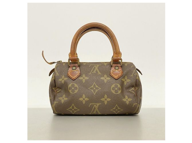 Borsa a mano Louis Vuitton Monogram Mini Speedy M41534 Marrone - vista 13