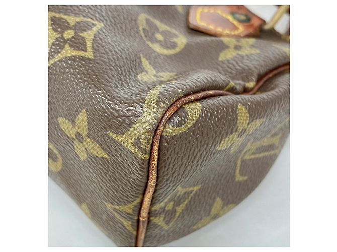 Borsa a mano Louis Vuitton Monogram Mini Speedy M41534 Marrone - vista 6