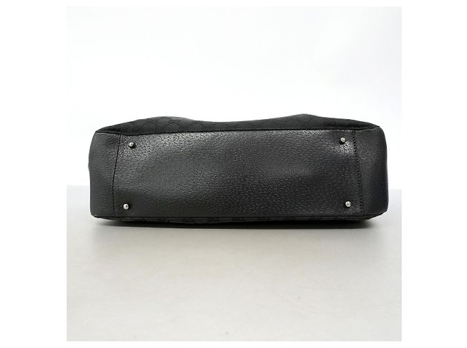Borsa Tote Gucci GG Canvas Nero - vista 3