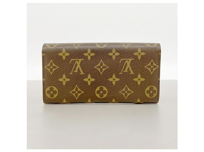 Louis Vuitton Monogram Portefeuille Sarah Long Wallet Marrone - vista 12