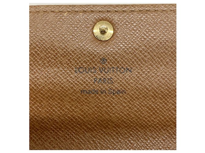 Louis Vuitton Monogram Portefeuille Sarah Long Wallet Marrone - vista 4