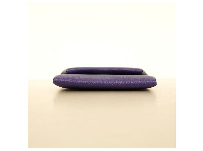 Hermès Monedero Hermes Bastia Chevre Mysore Púrpura - vista 3