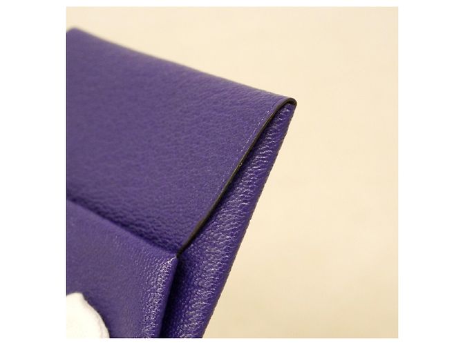 Hermès Monedero Hermes Bastia Chevre Mysore Púrpura - vista 6