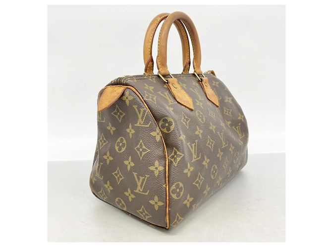 Borsa Louis Vuitton Monogram Speedy 25 Marrone - vista 2