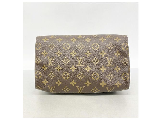 Borsa Louis Vuitton Monogram Speedy 25 Marrone - vista 3