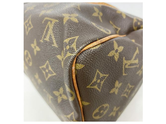 Borsa Louis Vuitton Monogram Speedy 25 Marrone - vista 8