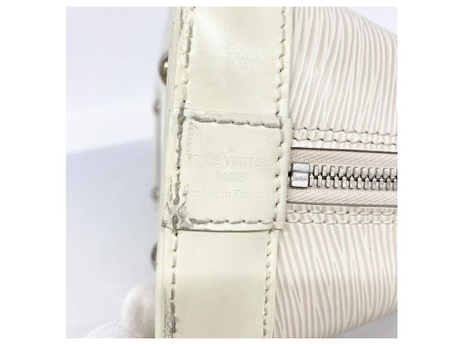 Borsa Louis Vuitton Alma PM Bianco sporco - vista 5
