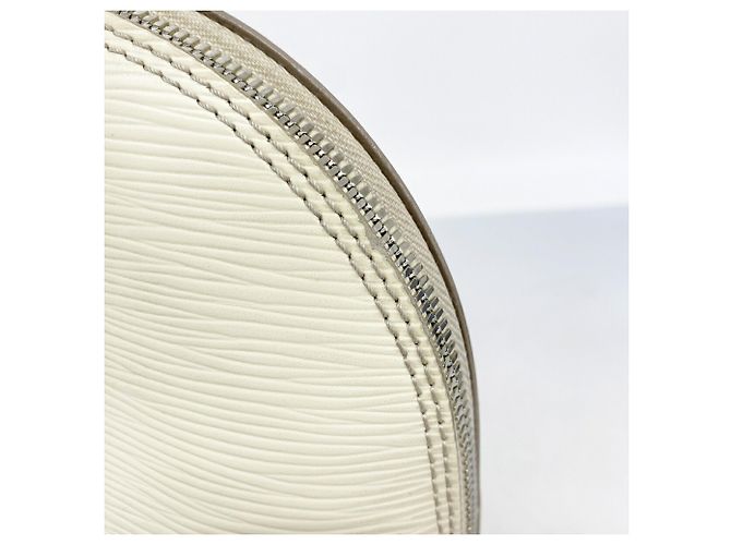 Borsa Louis Vuitton Alma PM Bianco sporco - vista 9