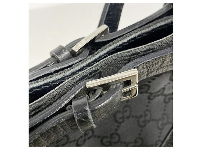 Borsa Tote Gucci GG Canvas Nero - vista 11
