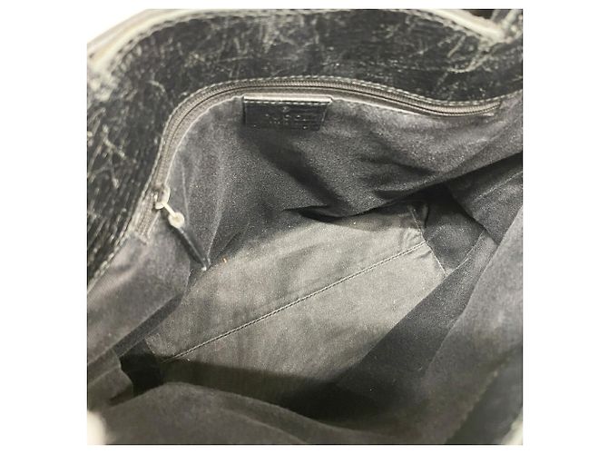 Borsa Tote Gucci GG Canvas Nero - vista 4