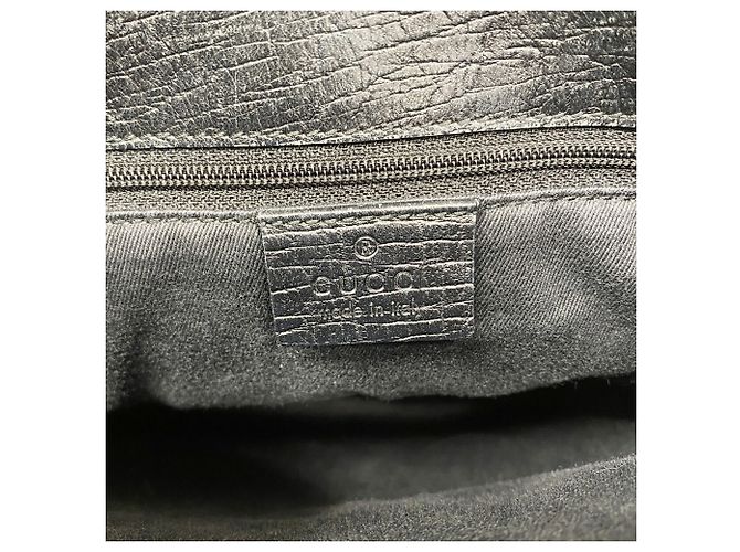 Borsa Tote Gucci GG Canvas Nero - vista 5