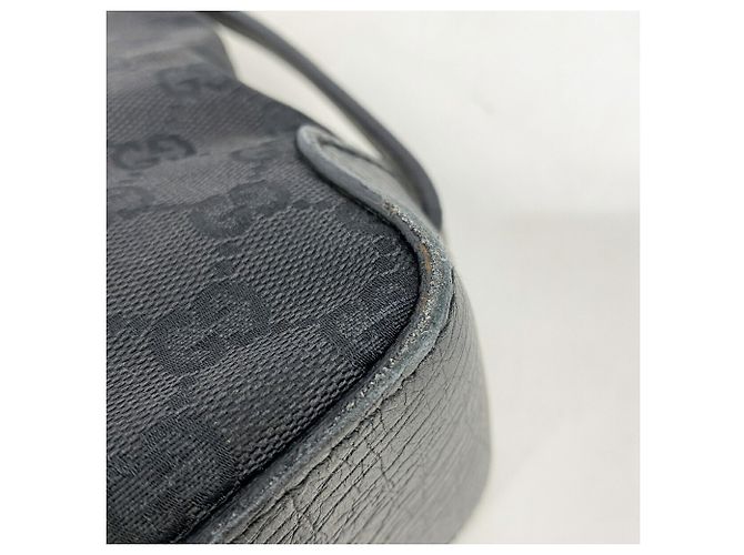 Borsa Tote Gucci GG Canvas Nero - vista 7