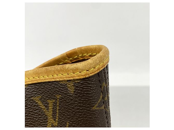 Borsa Tote Louis Vuitton Monogram Neverfull MM Marrone - vista 9