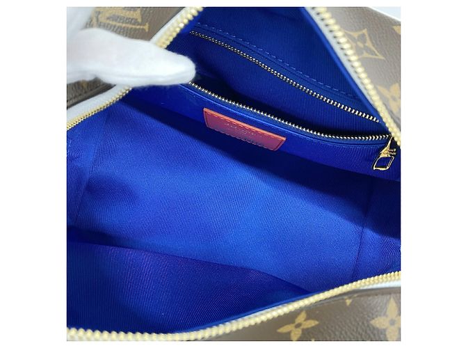 Borsa a pochette Louis Vuitton Monogram NBA Collaboration Marrone - vista 4