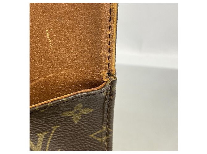 Borsa a tracolla Louis Vuitton Monogram Cartouchiere MM Marrone - vista 8