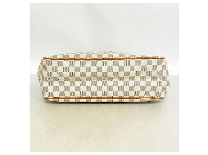 Borsa Tote Louis Vuitton Damier Azur Batignolles Horizontal Bianco - vista 3