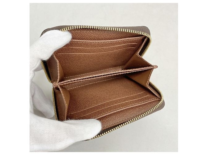 Louis Vuitton Monogram Zippi Münzbeutel Braun - Ansicht 3