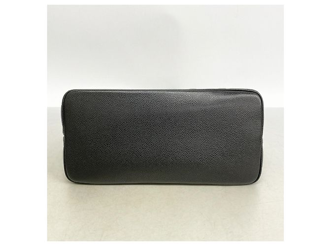 Borsa Tote Chanel in pelle di vitello martellata nera Nero - vista 3