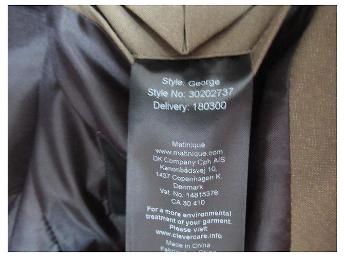 Autre Marque Completo Matinique Giacca e Pantaloni - Kaki Cachi - vista 5