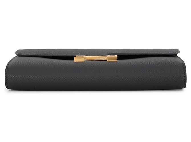 Hermès Portafoglio lungo Hermes Constance To Go Nero - vista 3