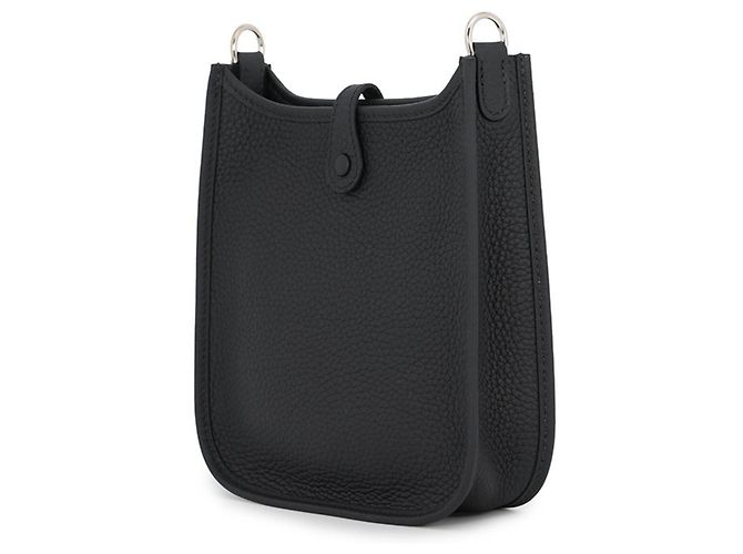 Hermès Borsa a tracolla Hermes Evelyne TPM Nero - vista 2