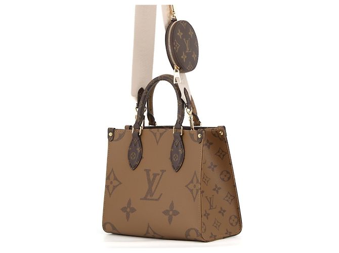 Louis Vuitton Monogram Reverse Giant OnTheGo PM Handtasche Rot - Ansicht 2