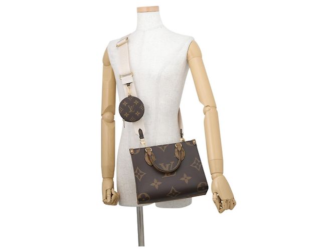 Louis Vuitton Monogram Reverse Giant OnTheGo PM Handtasche Rot - Ansicht 5