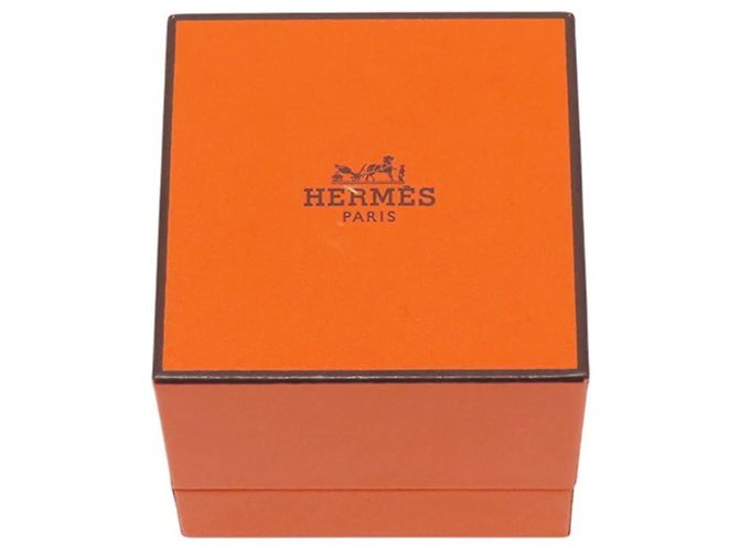 Ring Hermès Anello a Fascia Inflexible Hermes Boucles Sellier in Argento 925 - vista 8