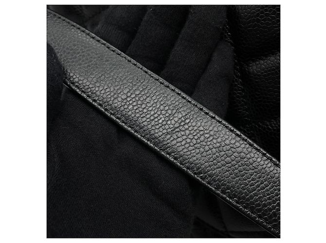Borsa Tote Chanel Black Matelassé con catena Nero - vista 12