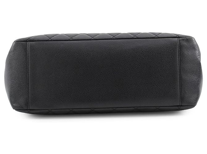 Borsa Tote Chanel Black Matelassé con catena Nero - vista 3
