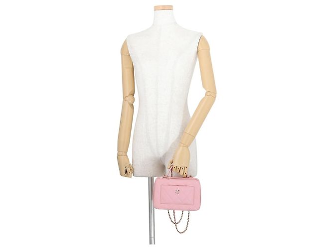Chanel Matelassé Schultertasche Rosa Pink - Ansicht 4