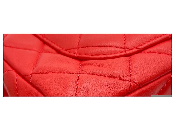Borsa a tracolla Mini Matelassé con catena Chanel Rosso - vista 6