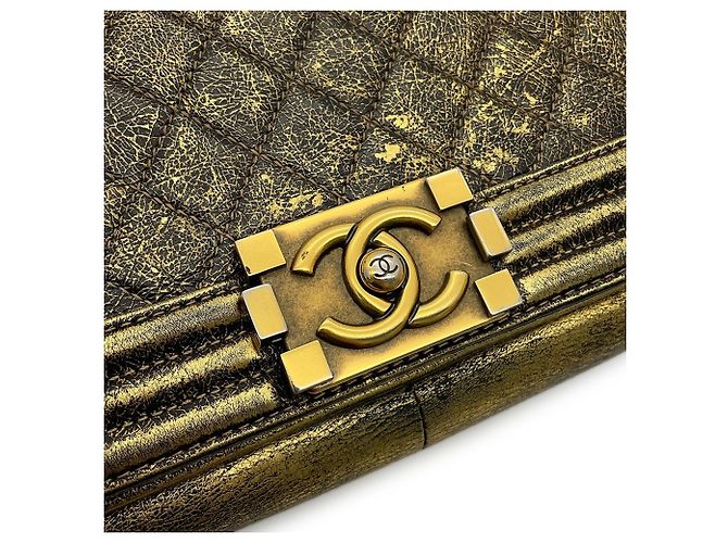 Borsa a tracolla con catena Chanel Matelassé in pelle d'agnello Nero - vista 11