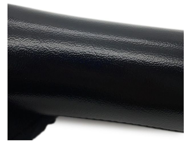 Borsa a tracolla Chanel Matelassé in pelle d'agnello Nero - vista 12