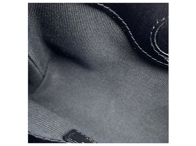 Borsa a tracolla Chanel Matelassé in pelle d'agnello Nero - vista 9