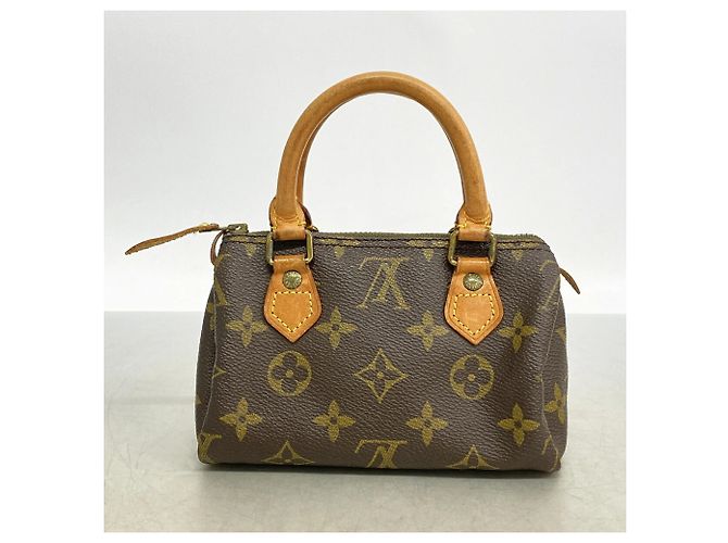 Louis Vuitton Monogram Mini Speedy Handtasche Braun - Ansicht 11