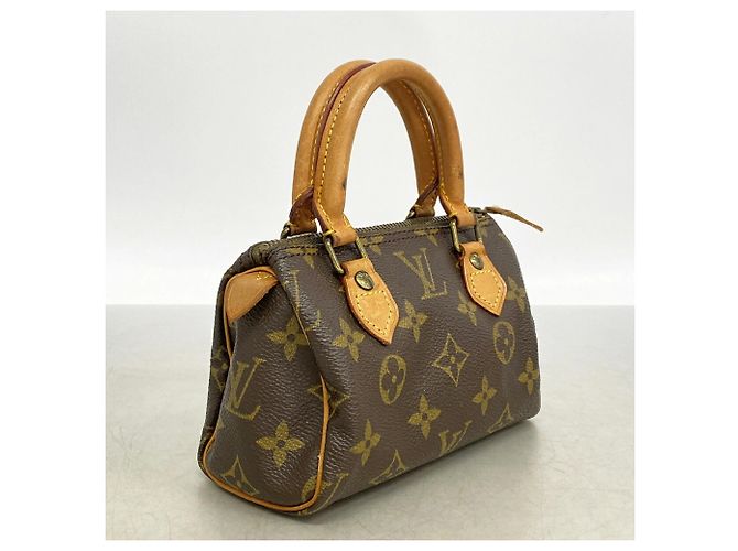 Louis Vuitton Monogram Mini Speedy Handtasche Braun - Ansicht 2