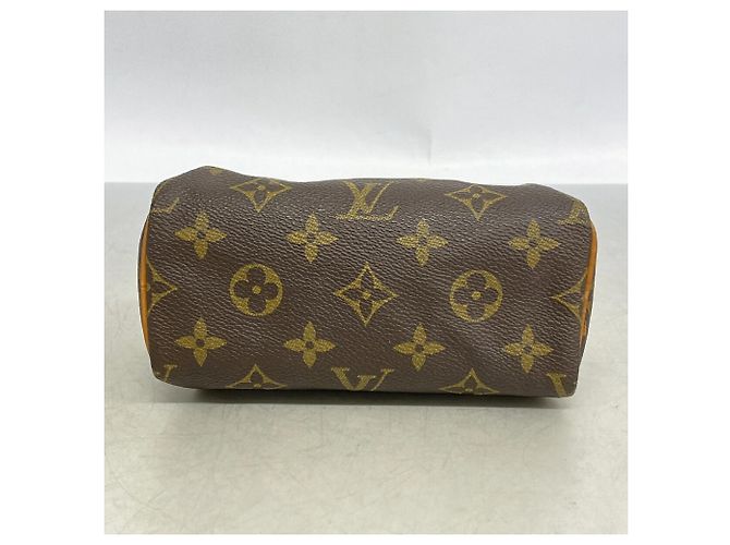 Louis Vuitton Monogram Mini Speedy Handtasche Braun - Ansicht 3