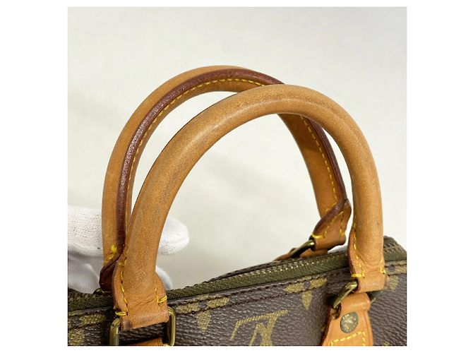 Louis Vuitton Monogram Mini Speedy Handtasche Braun - Ansicht 9