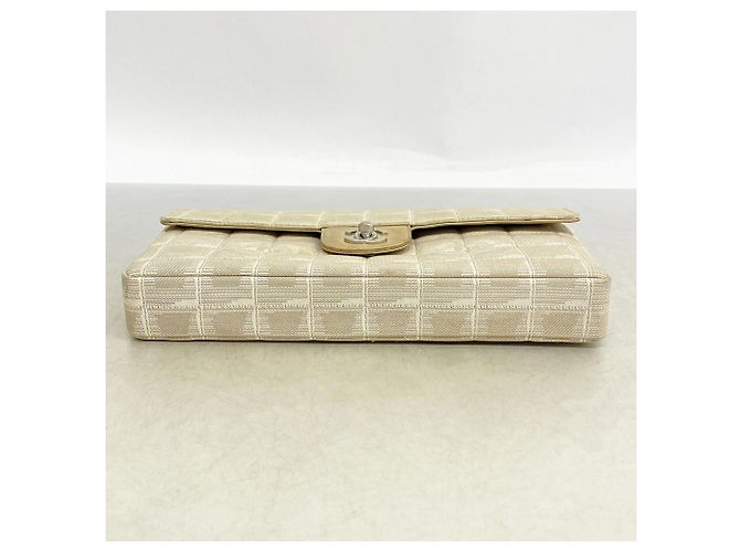 Borsa a tracolla Chanel New Travel in nylon Beige - vista 3