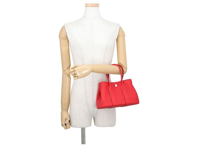 Hermès Borsa Tote Hermes Neo Garden 23 Rouge Coeur - vue 4