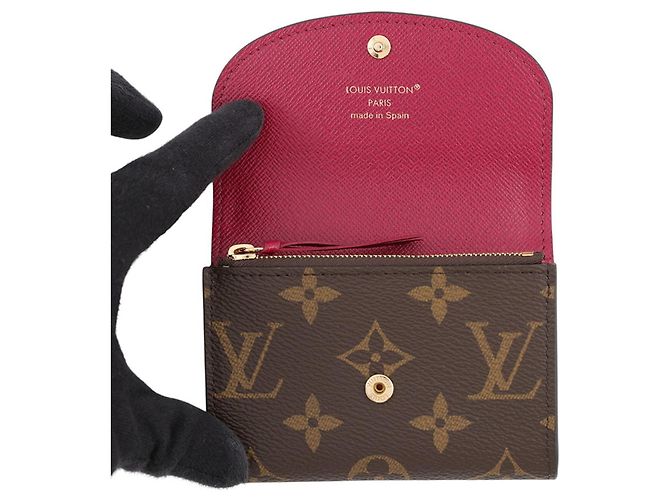 Monedero Louis Vuitton Monogram Fuchsia Fucsia - vista 4