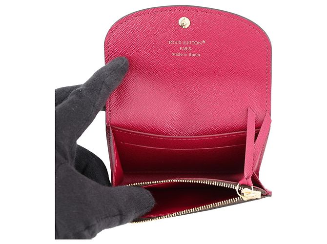 Monedero Louis Vuitton Monogram Fuchsia Fucsia - vista 5
