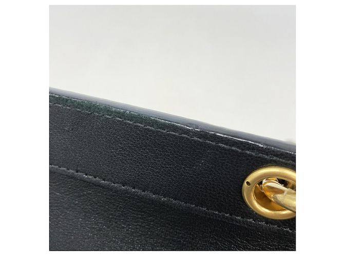 Chanel Matelassé Schultertasche mit Kette Schwarz - Ansicht 7